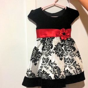 2T Black Velvet Party Dress